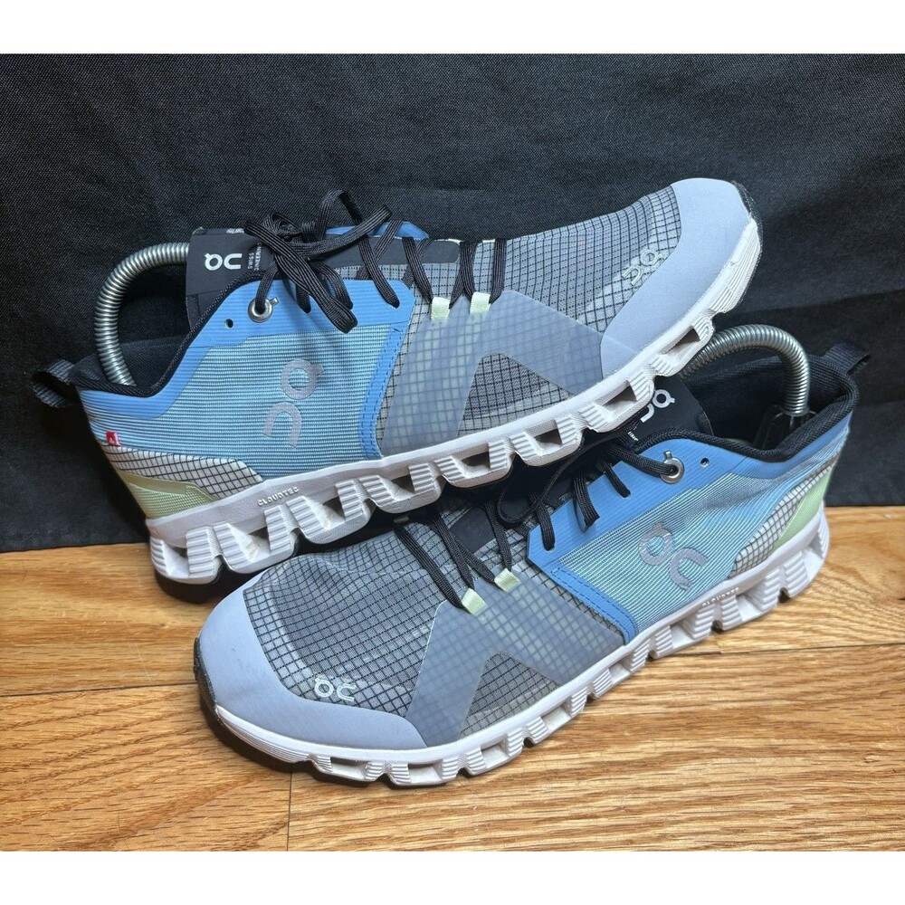 On Cloud X Shift Shoes Athletic Niagara/White Translucent Monomesh Womens Sz 9.5